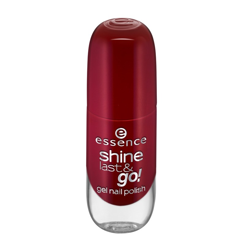 Essence, shine last & go! — лак для ногтей (бордовый т.14), 8 мл