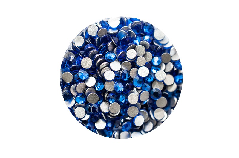 Стразы граненное стекло "Sapphire", ss5 (1,8 мм), 30 штук