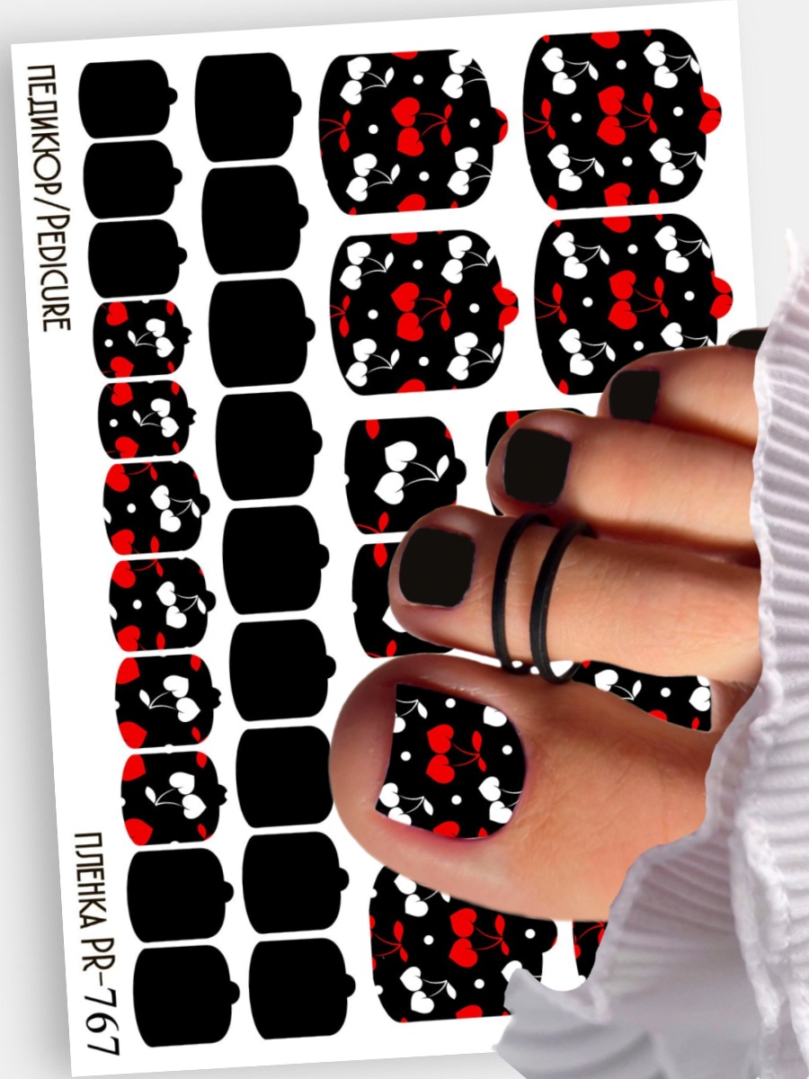 Anna Tkacheva, наклейки пленки для педикюра PR-767 Anna Tkacheva, наклейки пленки для педикюра PR-767