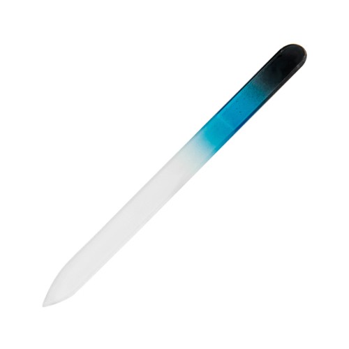Irisk, Пилка стеклянная двухцветная, (Черно-синяя №01), 14 см