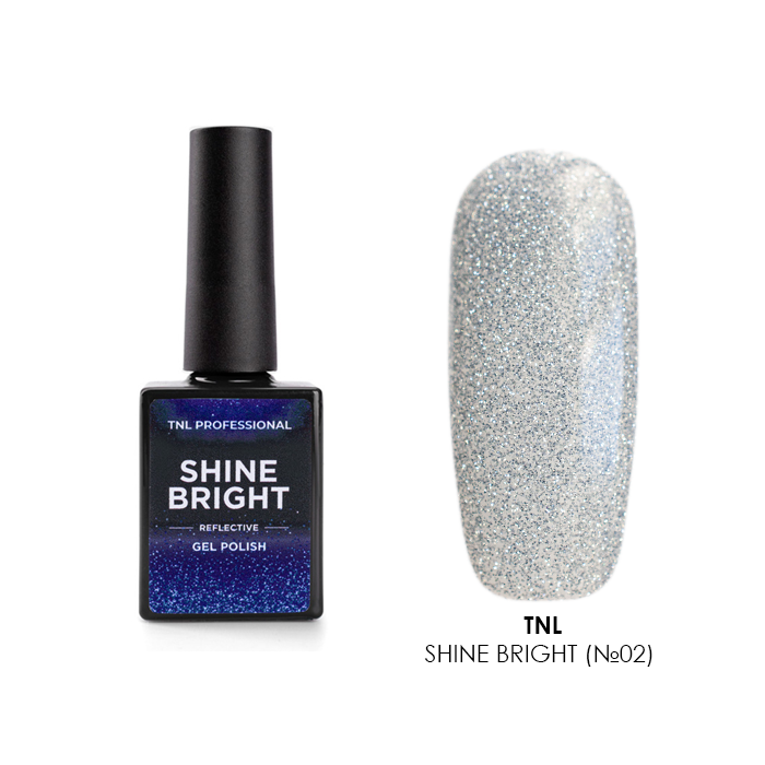 TNL, гель-лак светоотражающий Shine bright (№02), 10 мл