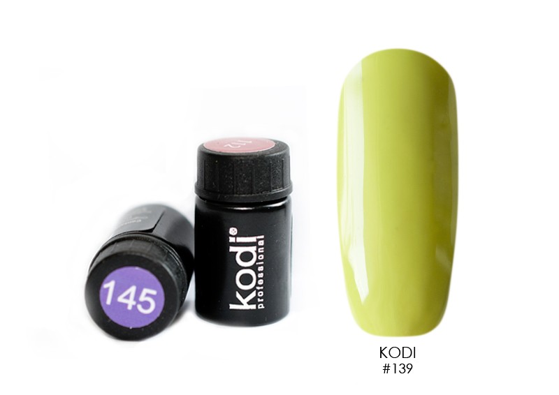 Kodi, цветная гель-краска биогель без липкого слоя (№139), 4 мл