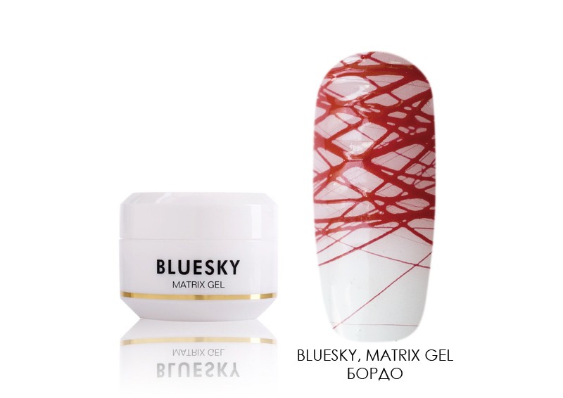 Bluesky, Matrix gel - гель-паутинка (бордо "Moussaieff Red"), 8 гр