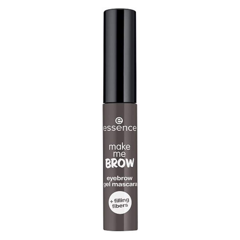 Essence, make me brow - гелевая тушь для бровей (коричневый т.04), 3.8 мл