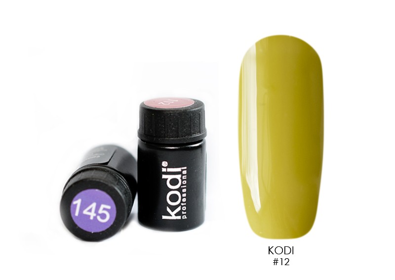 Kodi, цветная гель-краска биогель с липким слоем (№12), 10 мл