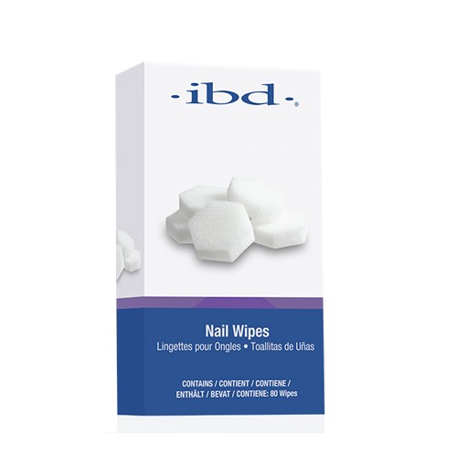 IBD, Nail Wipes - безволоконные спонжи 80 шт