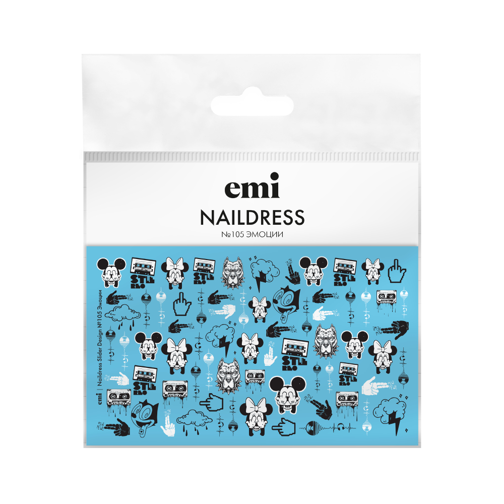 EMI, Naildress Slider Design - слайдер-дизайн №105 (Эмоции)