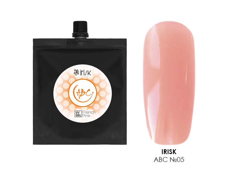 Irisk, ABC - гель в дой-паке с дозатором №05 (French Pink), 180мл