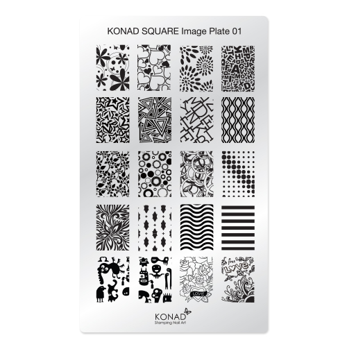 Konad, square image plate 01