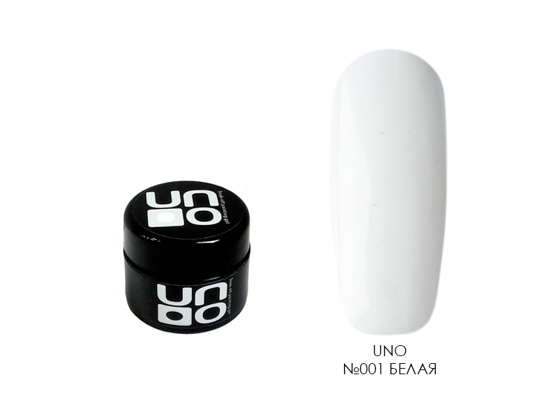 Uno, гель-краска (№001 белая), 5 гр