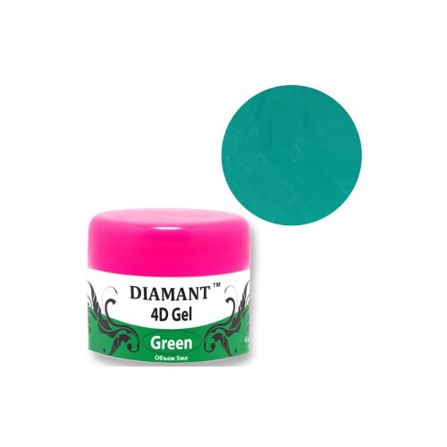 Diamant, 4D гель пластилин (Зеленый), 5 мл
