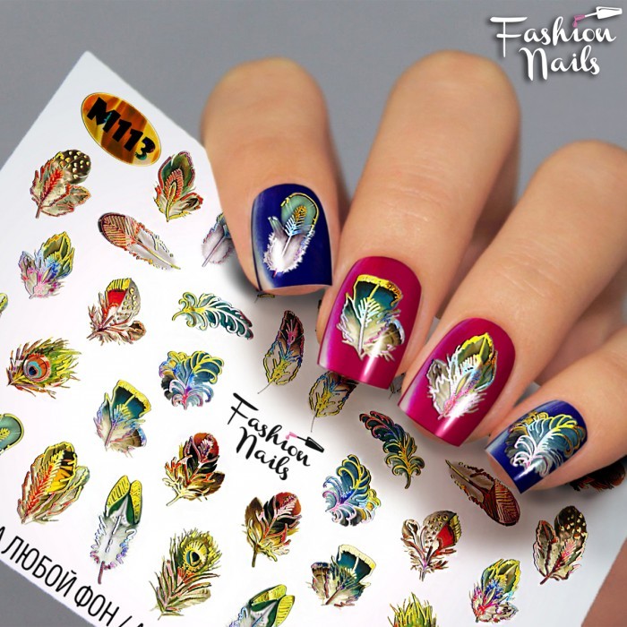 Fashion Nails, слайдер-дизайн "Metallic" №113