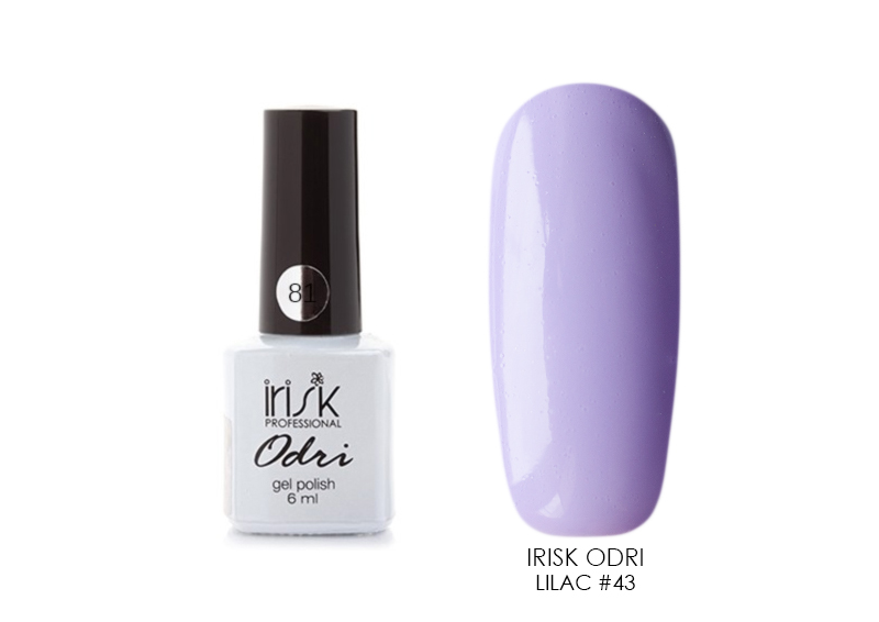 Irisk, Гель-лак Odri цветной "Lilac" (№043), 6 мл