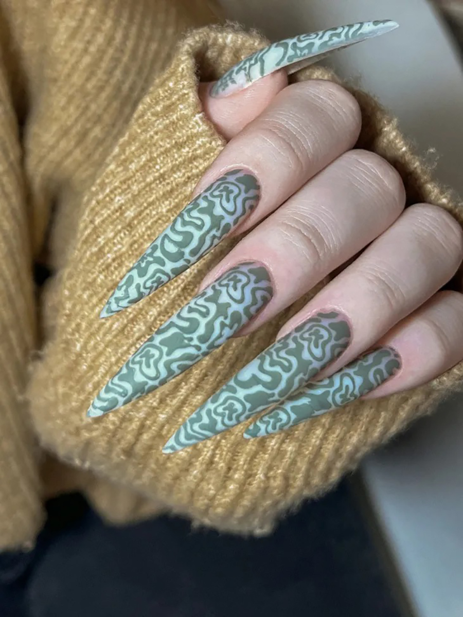 Дизайн ногтей. Товар: Пластина для стемпинга №140