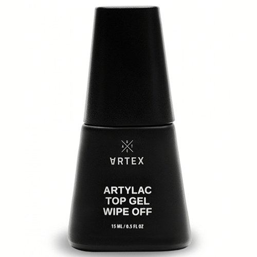 Artex, Artylac top gel wipe off - завершающее покрытие для гель-лака с л/с, 15 мл