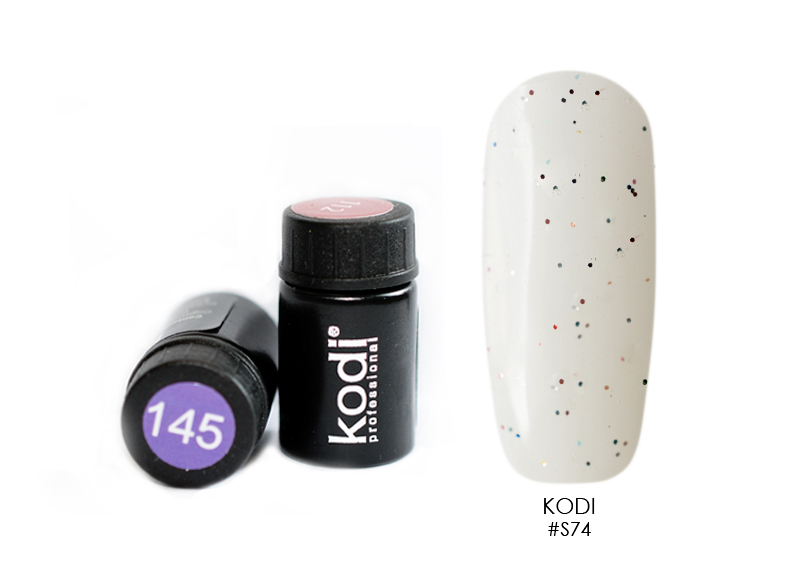 Kodi, цветная гель-краска биогель без липкого слоя (№S74), 4 мл