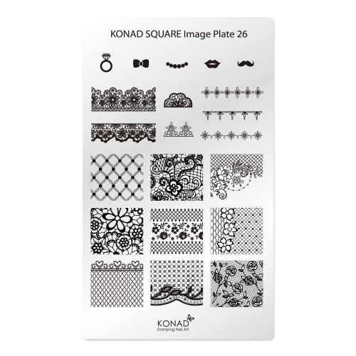 Konad, square image plate 26
