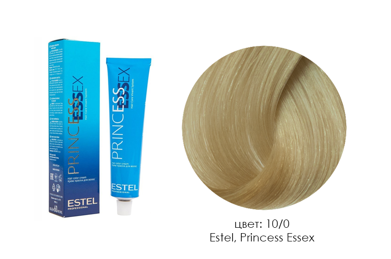 Estel, Princess Essex - крем-краска (10/0 светлый блондин/платиновый блондин), 60 мл
