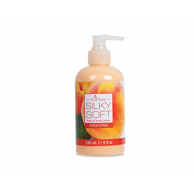 Ezflow, EzFlow Silky Soft® "Peach Citrus" - крем-лосьон для рук и тела (Персик + Цитрус), 236 мл