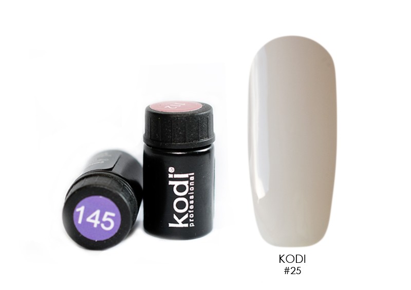 Kodi, цветная гель-краска биогель с липким слоем (№25), 4 мл