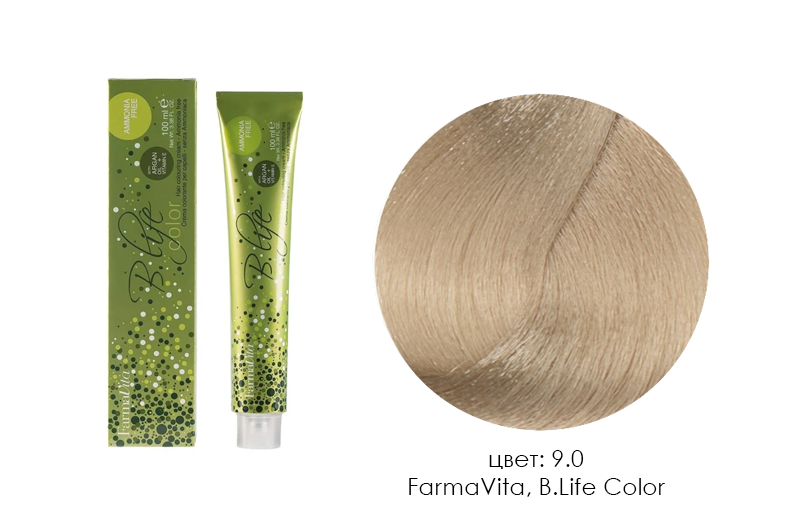 FarmaVita, B.Life Color - крем-краска без аммиака (9.0 Блондин натуральный)