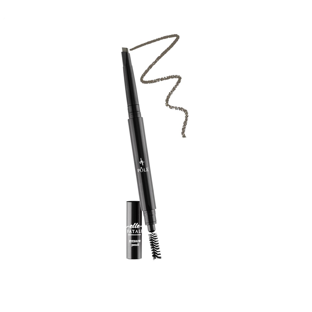 POLE, Elle Fatale - карандаш для бровей 2 в 1 (№03 Grey Brown) POLE, Elle Fatale - карандаш для бровей 2 в 1 (№03 Grey Brown)