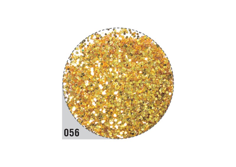Irisk, песок (С) в стеклянном флаконе (056-золото), 10 г