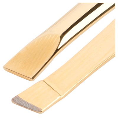 Irisk, пинцет для бровей Golden (скошенный)