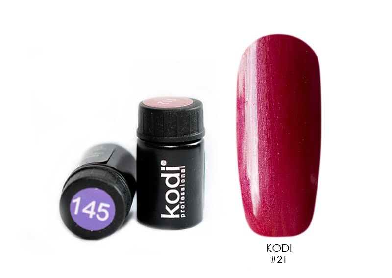 Kodi, цветная гель-краска биогель с липким слоем (№21), 10 мл