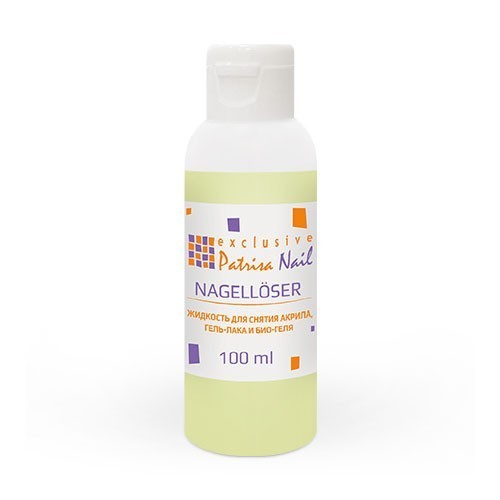 УЦЕНКА, Patrisa nail, жидкость для снятия гель-лака, био-геля и акрила, 100 мл