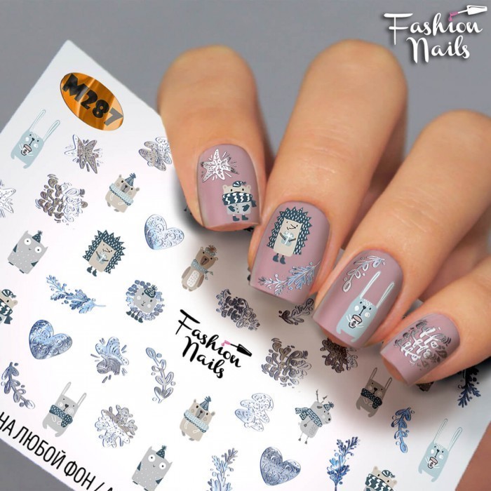 Fashion Nails, слайдер-дизайн "Metallic" №287 Fashion Nails, слайдер-дизайн "Metallic" №287