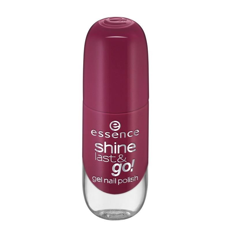 Essence, shine last & go! — лак для ногтей (пурпурно-красный т.20), 8 мл