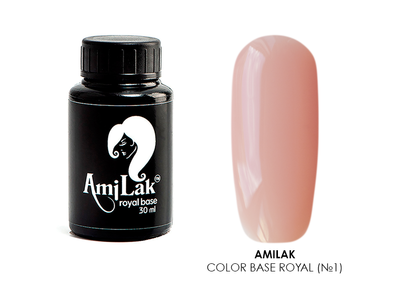 AmiLak, Color Base Royal — база каучуковая камуфлирующая (№1), 30 мл