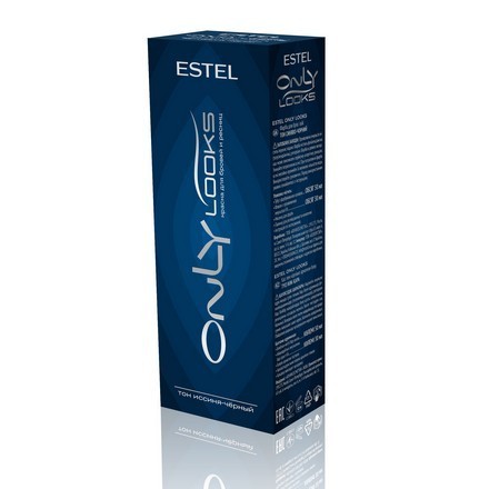 Estel, Only Looks - краска для бровей и ресниц, комплект (603 иссиня-черная)