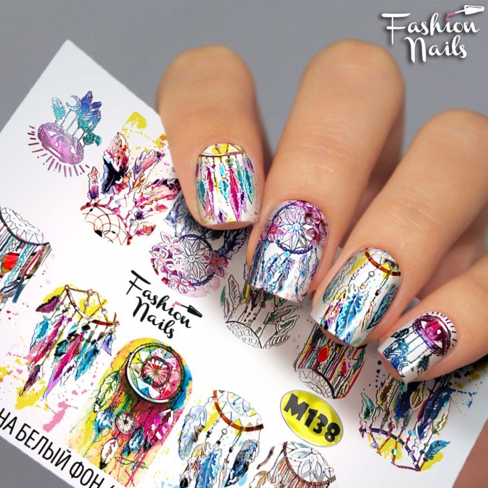 Fashion Nails, слайдер-дизайн "Metallic" №138