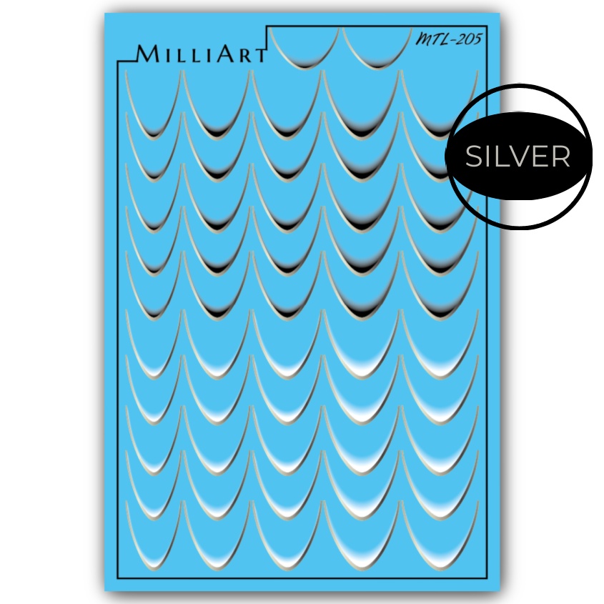 Anna Tkacheva, слайдер-дизайн MilliArt металлик MTL-205 Anna Tkacheva, слайдер-дизайн MilliArt металлик MTL-205