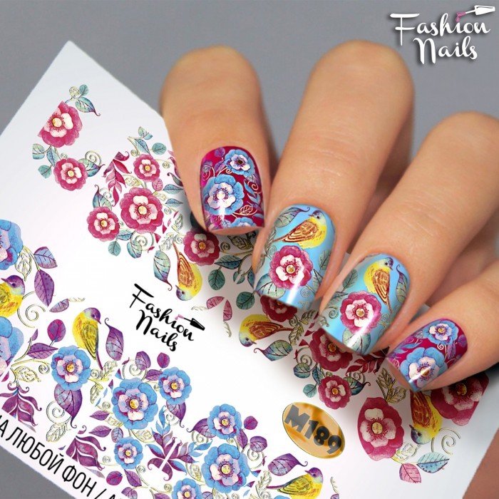 Fashion Nails, слайдер-дизайн "Metallic" №189