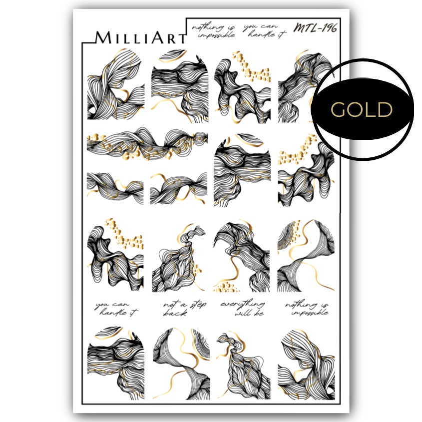 Anna Tkacheva, слайдер-дизайн MilliArt металлик MTL-196 Anna Tkacheva, слайдер-дизайн MilliArt металлик MTL-196