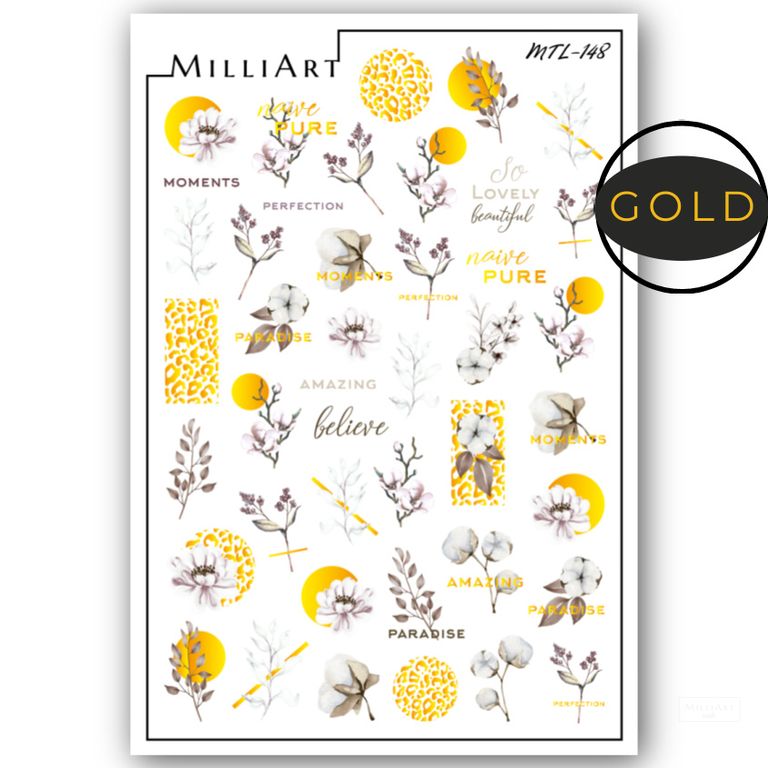 Anna Tkacheva, слайдер-дизайн MilliArt металлик MTL-148 Anna Tkacheva, слайдер-дизайн MilliArt металлик MTL-148