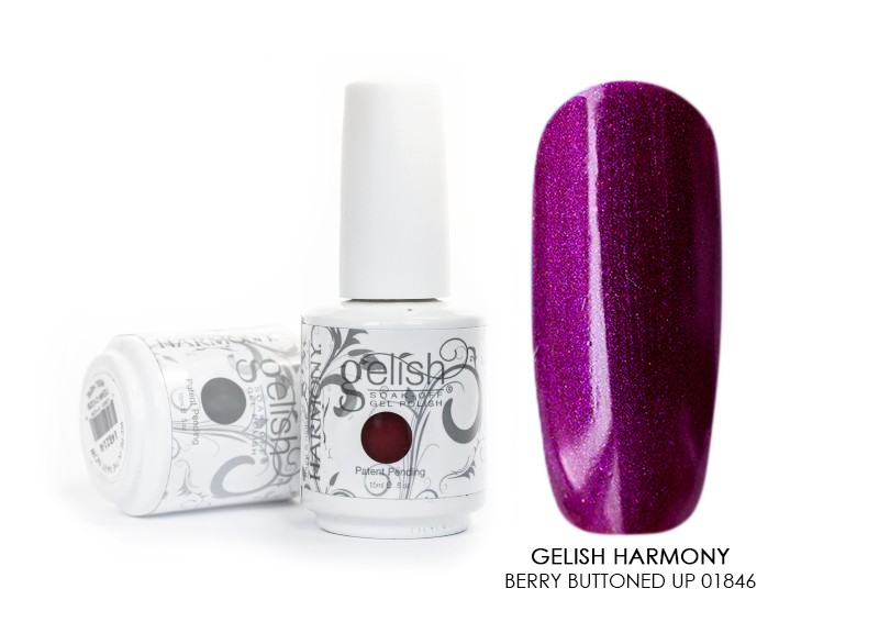 Gelish Harmony, гель-лак (Berry Buttoned Up 01846), 15 мл