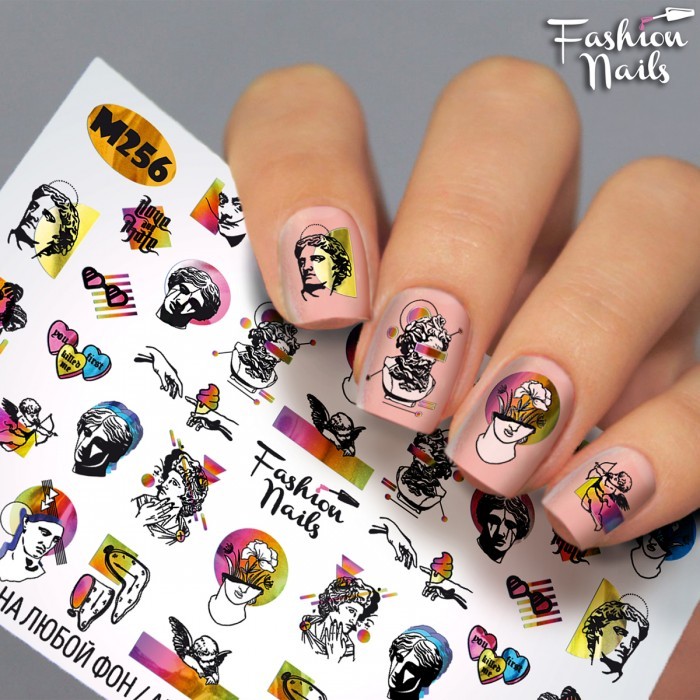 Fashion Nails, слайдер-дизайн "Metallic" №256 Fashion Nails, слайдер-дизайн "Metallic" №256