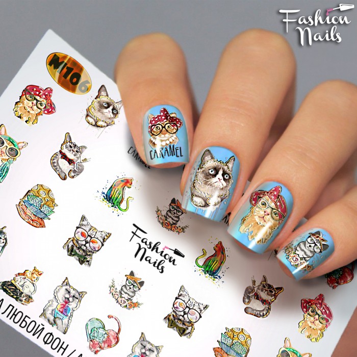 Fashion Nails, слайдер-дизайн "Metallic" №106 Fashion Nails, слайдер-дизайн "Metallic" №106