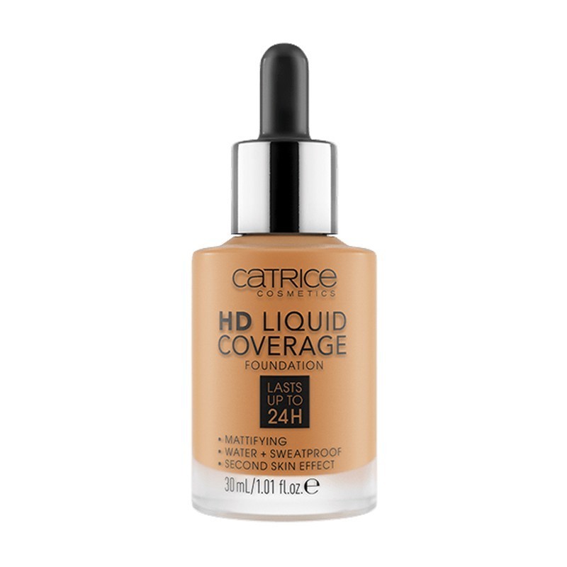 Catrice, HD LIQUID COVERAGE FOUNDATION - тональная основа (065 Bronze Beige бронзово-бежевый) Catrice, HD LIQUID COVERAGE FOUNDATION - тональная основа (065 Bronze Beige бронзово-бежевый)