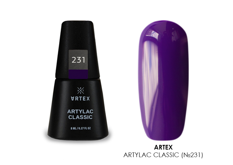 Artex, Artylac classic - гель-лак (№231), 8 мл