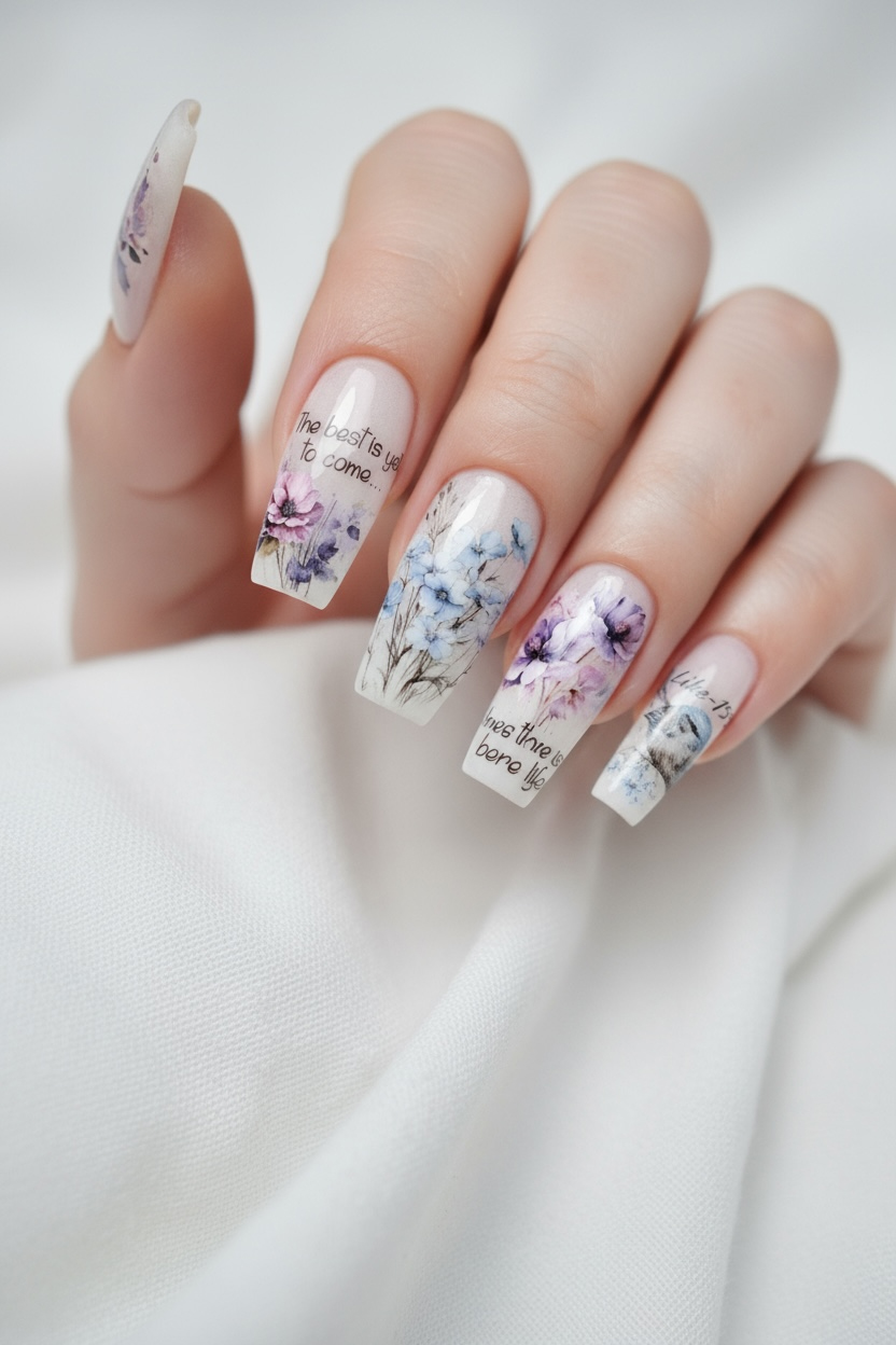 Дизайн ногтей. Товар: Anna Tkacheva, слайдер-дизайн LIKE-155