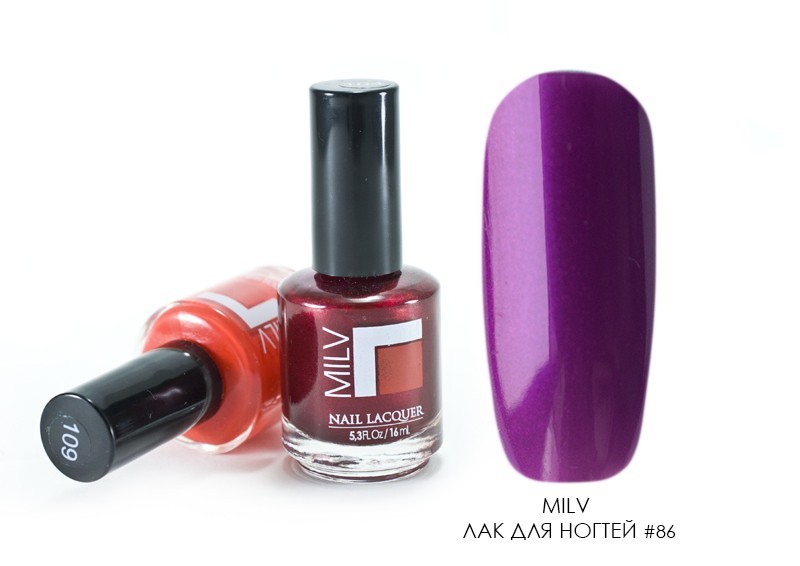 УЦЕНКА, Milv, лак для ногтей (№86), 16 мл УЦЕНКА, Milv, лак для ногтей (№86), 16 мл