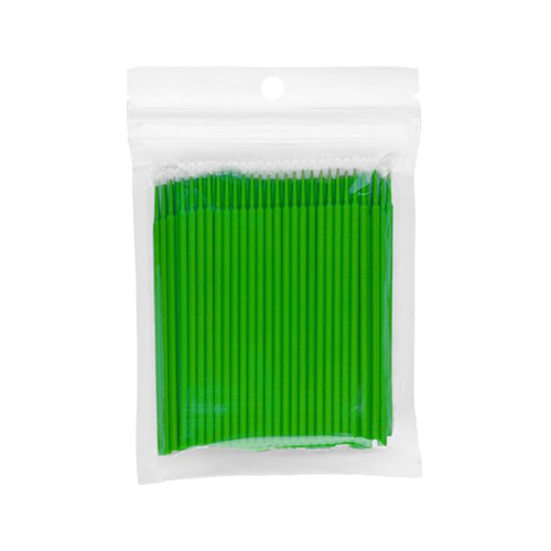 Irisk, микрощеточки в пакете (размер M, зеленые), 100шт