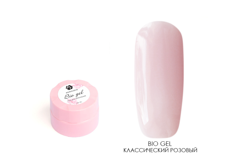 Adricoco, биогель укрепляющий (классический розовый), 10 мл