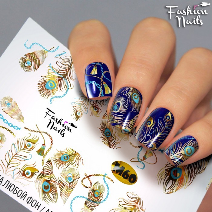 Fashion Nails, слайдер-дизайн "Metallic" №60