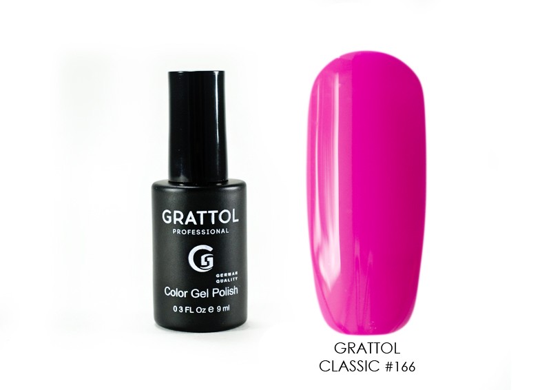 Grattol, гель-лак classic (№166), 9 мл Grattol, гель-лак classic (№166), 9 мл